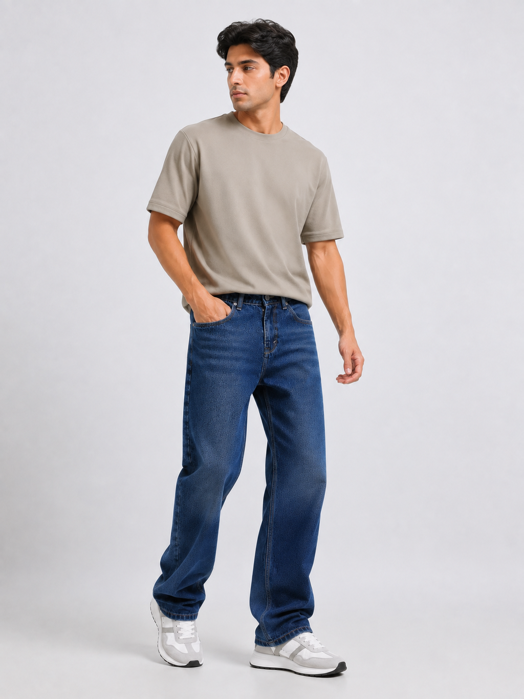 Coastal Blue Baggie Fit Denim