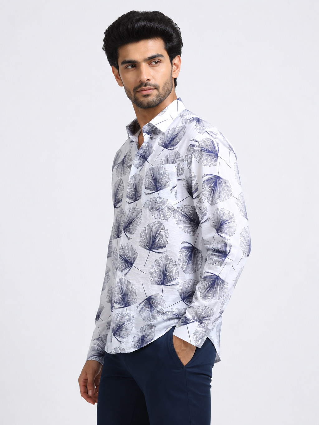 Coastal Ginkgo Artisan Shirt