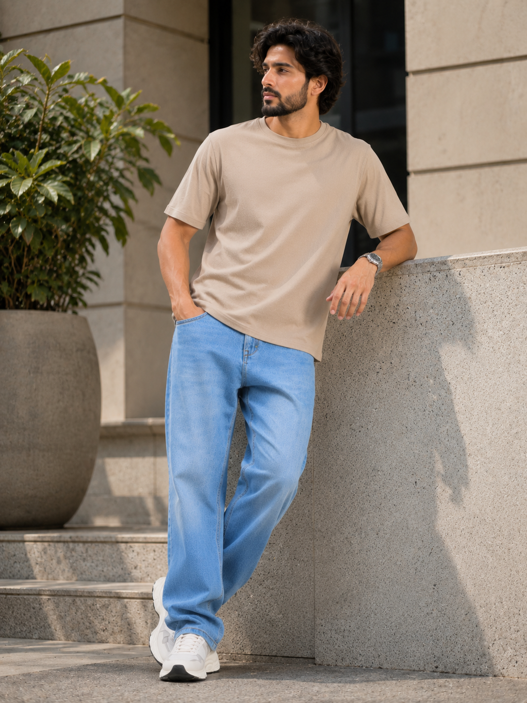 Classic Blue Baggie Fit Denim