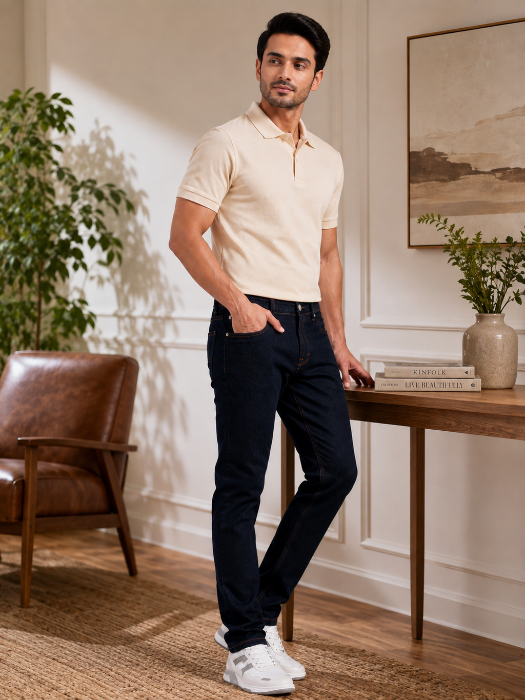 Dark Indigo Slim Fit Denim