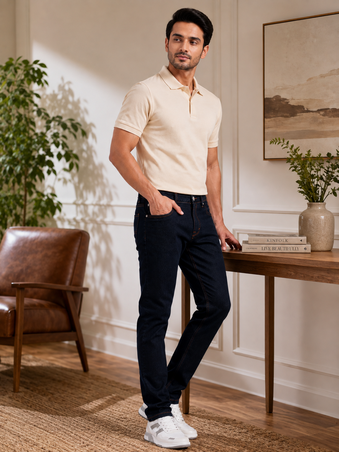 Dark Indigo Slim Fit Denim