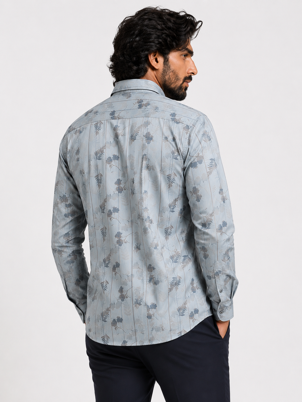 Tectonic Flora Artisan Pinstripe Shirt