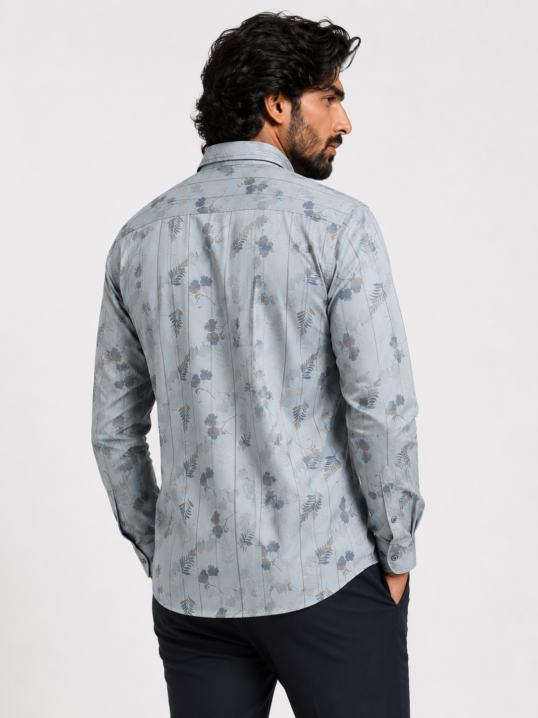 Tectonic Flora Artisan Pinstripe Shirt
