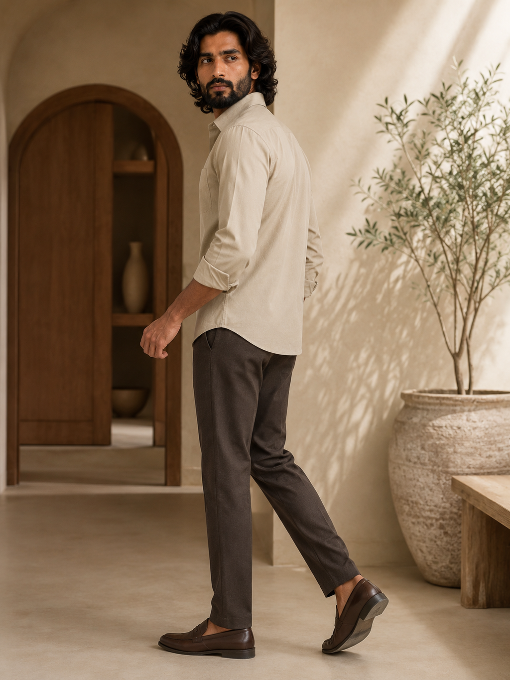 Sahara Sand Linen Shirt