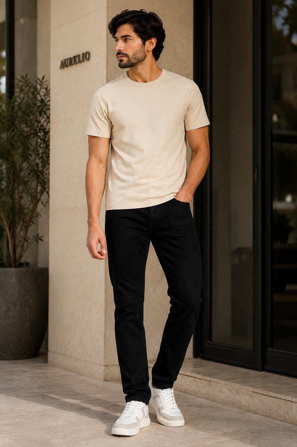 Ink Blue Slim Fit Denim