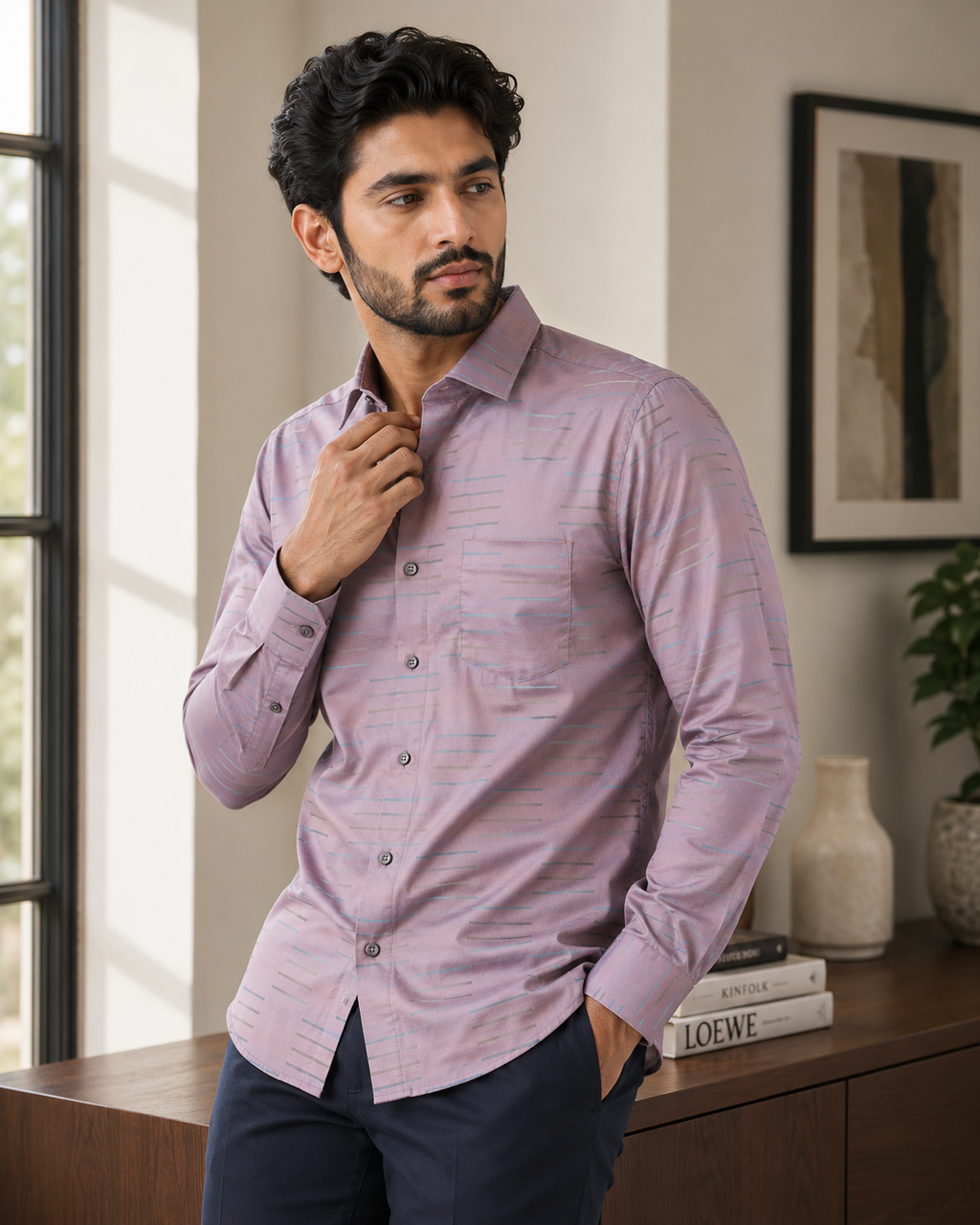 Gilded Mist Artisan Shirt