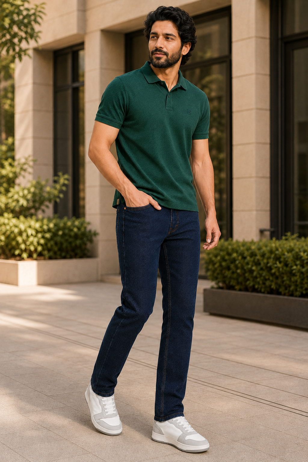 Indigo Blue Slim Fit Denim