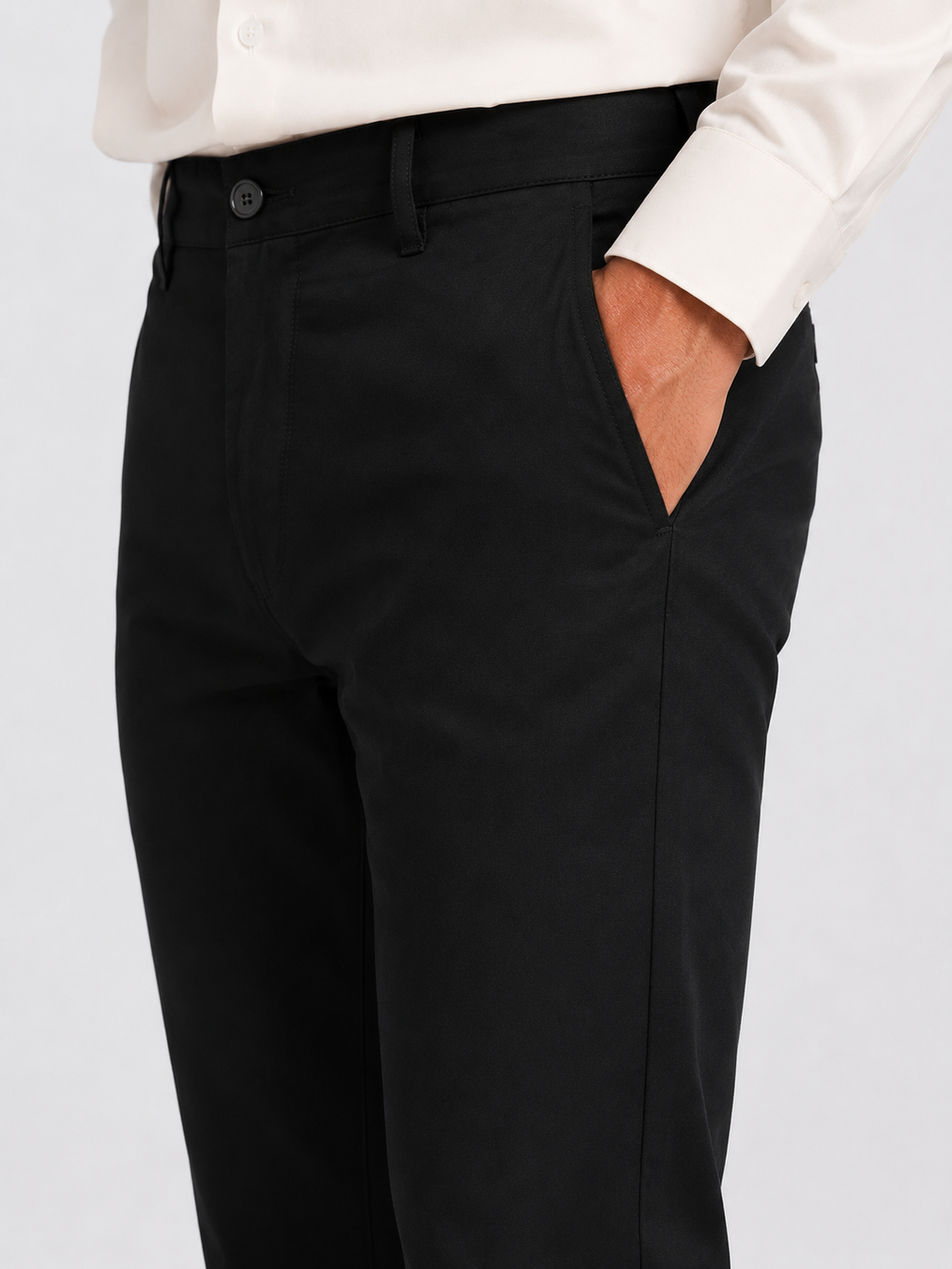 Jet Black Giza Trouser