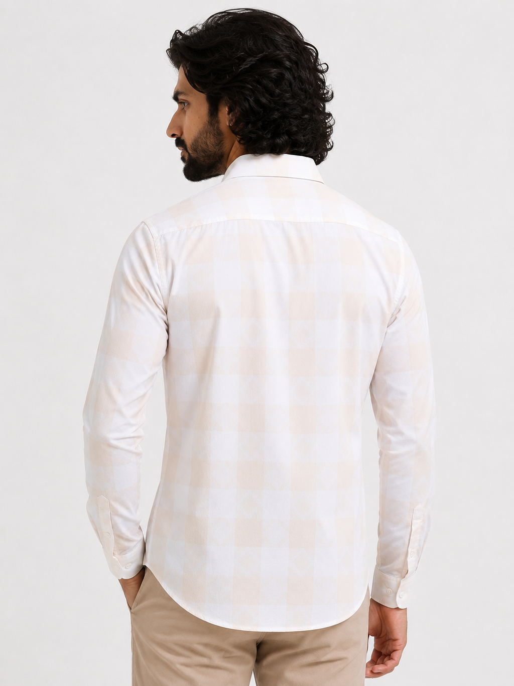 Sandblock Luxe Check Jacquard Shirt