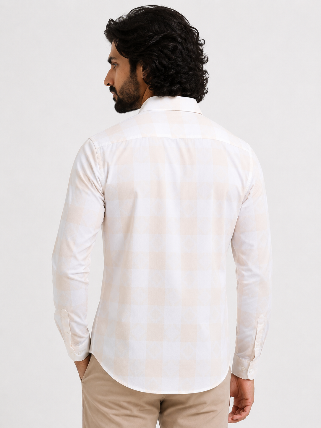 Sandblock Luxe Check Jacquard Shirt