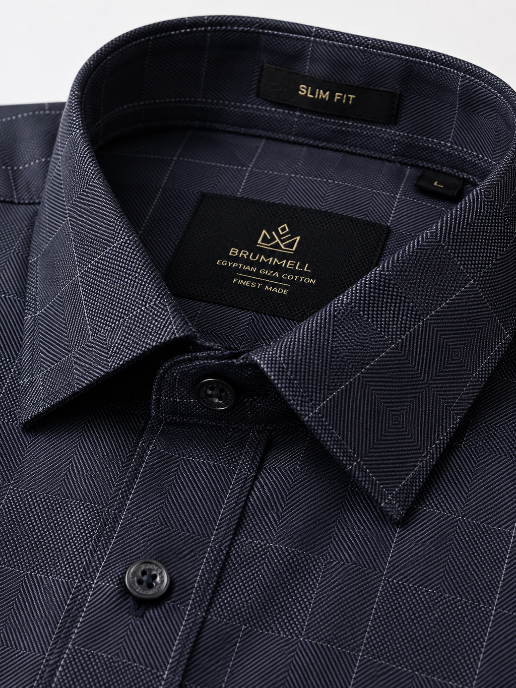 Iron Grey Jacquard Shirt