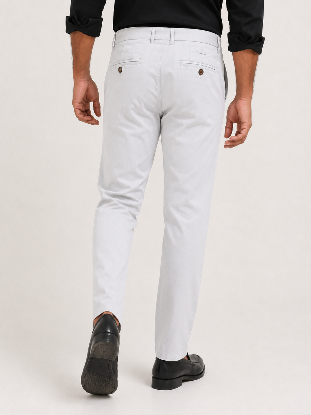 Light Grey Dobby Trouser