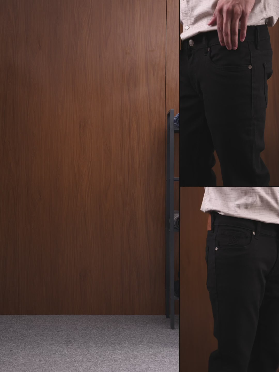 Black Slim Fit Denim Jeans