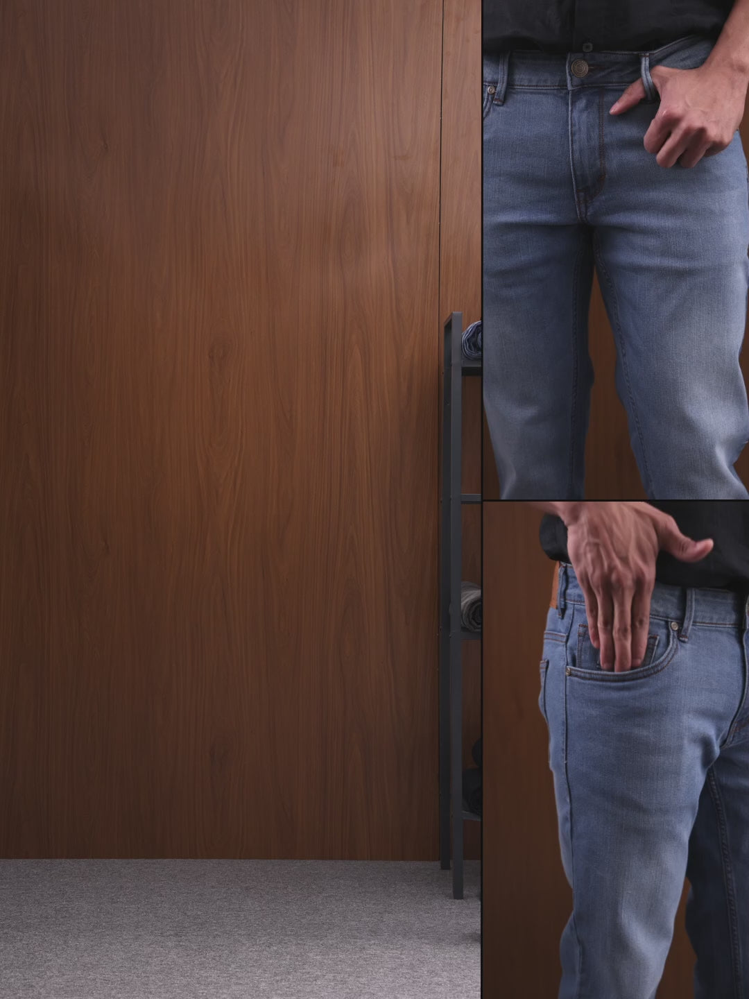 Light Blue Slim Fit Denim Jeans